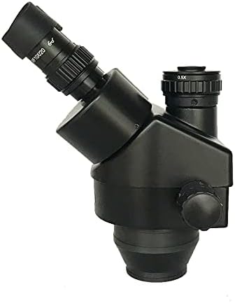 SUZYN Микроскоп Пристигане 3.5 X-90X Тринокулярный Стерео Увеличение simul-Focal Микроскоп 0.5 X Обектив Запояване Промишлени microscopio (Цвят : 3.5 X 45Ч BK)