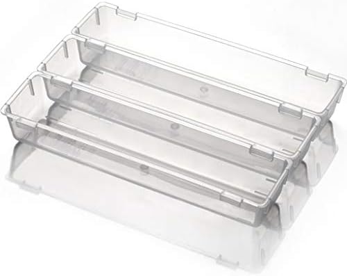 3-пакет Кутия Кутия За Съхранение на Свободно Комбинируемый Кухненски Разделител Пластмасова Кутия Козметична Посуда