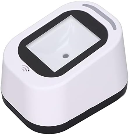Баркод скенер, Трайни 2D Скенер на Малък Компактен, Стабилен, Надежден Бързо Четене за Офис супермаркет за дома(бял)